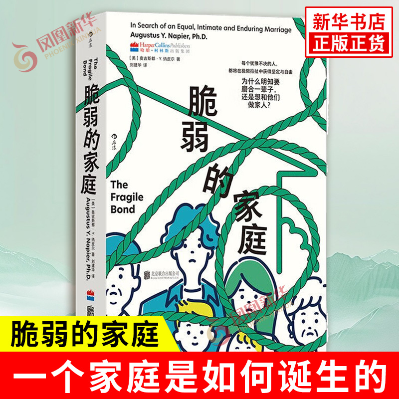 脆弱的家庭 美 奥古斯都 Y 纳皮尔 著 一个家庭是如何诞生的 在各个阶段可能遇到哪些问题等 北京联合出版公司 新华书店正版书籍