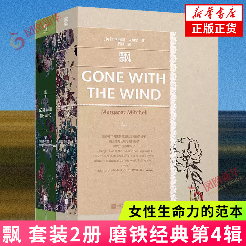 飘 套装2册 磨铁经典第4辑 女性生命力的范本 写透女性的迷茫 击碎女性的怯懦 为女性注入蓬勃生机 发光的女性文学 新华书店正版