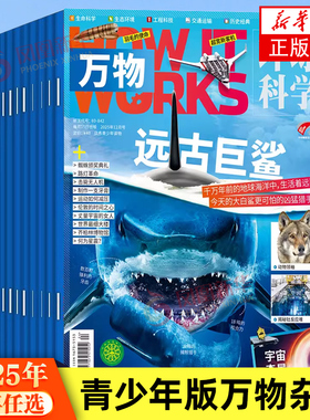 【2026】万物杂志1月 2025年1-12月 环球科学杂志月刊 青少年科普杂志 小学生科普百科 期刊  过刊中文版How it works科学好奇