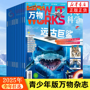 【2026】万物杂志1月 2025年1-12月 环球科学杂志月刊 青少年科普杂志 小学生科普百科 期刊  过刊中文版How it works科学好奇