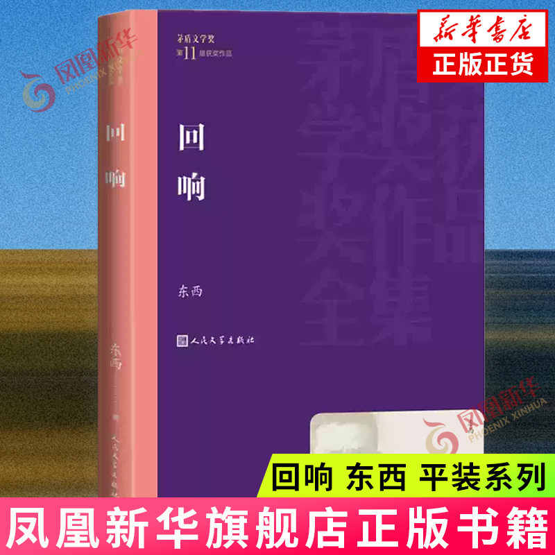 回响 东西 第十一届茅盾文学奖获奖作品 中国现当代文学作品 人民文学出版社 凤凰新华书店官方旗舰店官网正版书籍图片
