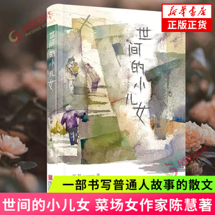 世间的小儿女 菜场里的女作家陈慧 一部书写普通人故事的散文 打捞遗落在岁月深流中的诗意贝壳在庸常小事 现代当代文学散文随笔