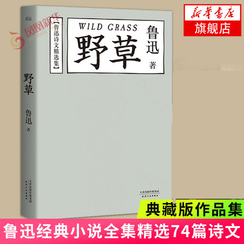 野草 鲁迅小说全集精选74篇诗文 典藏版作品集 鲁迅诗文精选集 课外阅读读物 青少年课外阅读丛书现当代文学散文随笔正版书籍