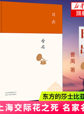 日出 曹禺 文学国现代文学名作 曹禺小传 曹禺作品现当代文学经典 曹禺话剧 原野雷雨北京人 现当代文学散文随笔 名家名作