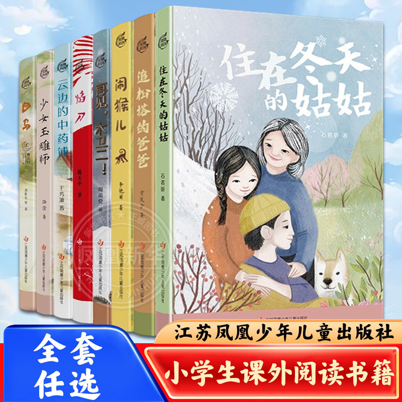 全套9册 住在冬天的姑姑 焰刀 追松塔的爸爸闹猴儿再见木卫二焰刀云边的中药铺少女玉雕师白马明月度关山陈天中江苏凤凰少儿出版社