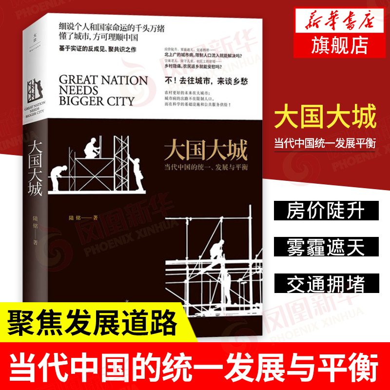 大国大城当代中国的统一发展与平衡立足当下中国发展困境聚焦上海发展道路正版书籍凤凰新华书店旗舰店-封面