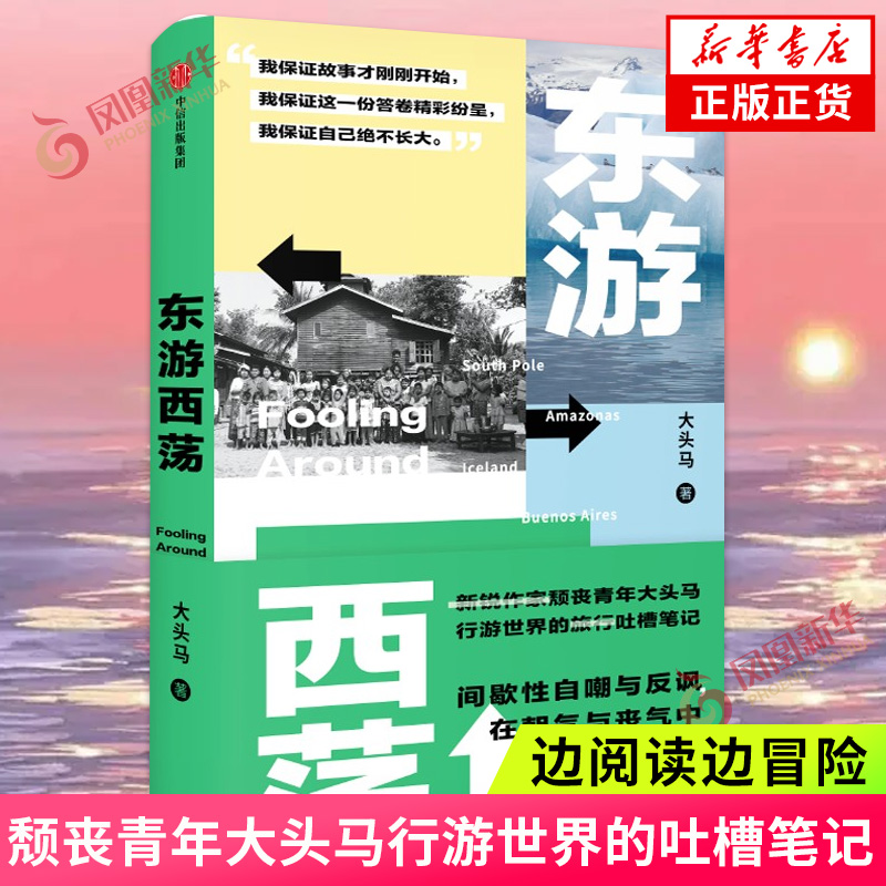 东游西荡大头马著边阅读边冒险颓丧青年大头马行游世界的吐槽笔记现当代文学正版书籍凤凰新华书店旗舰店