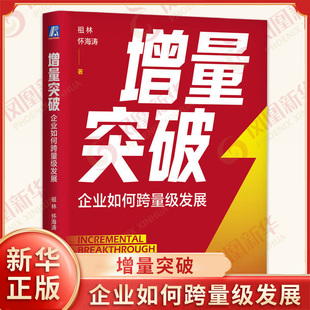 增量突破 企业如何跨量级发展 祖林 怀海涛 跨量级发展新时代 跨量级大目标拉动大中小企业强实力 9787111733386机械工业