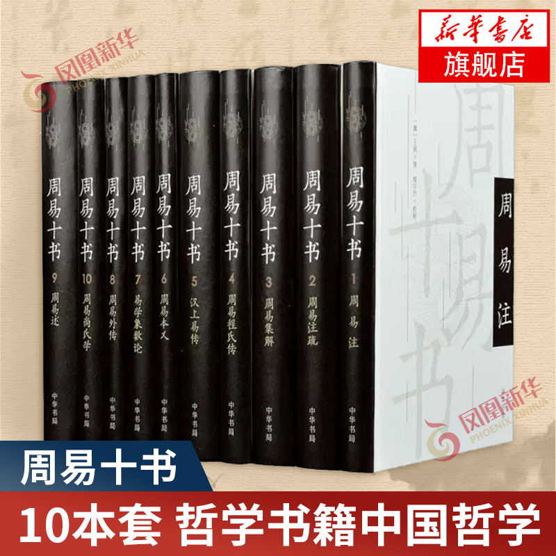 周易十书中华书局正版精装全10册周易尚氏学周易述周易外传易学象数论周易本义汉上易传周易程氏传周易集解周易注疏周易注