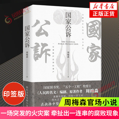印签版 国家公诉 一场突发的火灾案 牵扯出一连串的腐败现象 环环相扣 曾改编为同名电视剧 官场小说 凤凰新华书店旗舰店 正版书籍