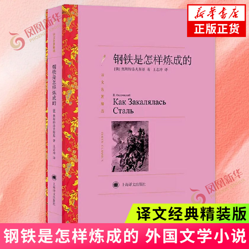 钢铁是怎样炼成的 译文名著精选 奥斯特洛夫斯基 人最宝贵的东西是生命 上海译文出版社 外国文学名著小说 凤凰新华书店旗舰店正版