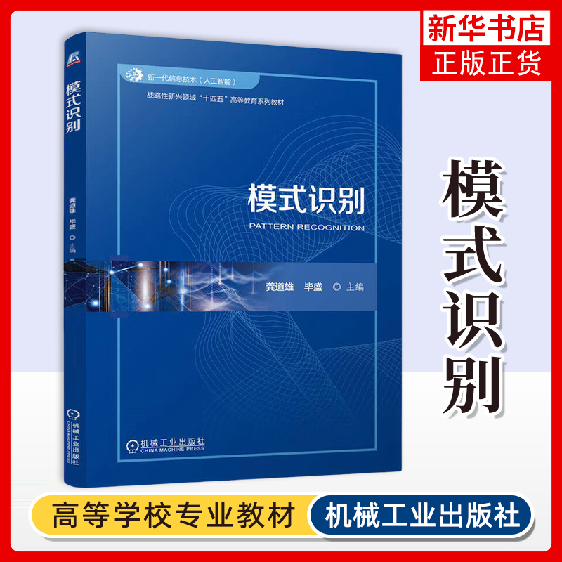 模式识别 龚道雄 大学教材 机械工业出版社 普通高等院校人工智能 自动化 计算机相关专业教材 凤凰新华书店旗舰店