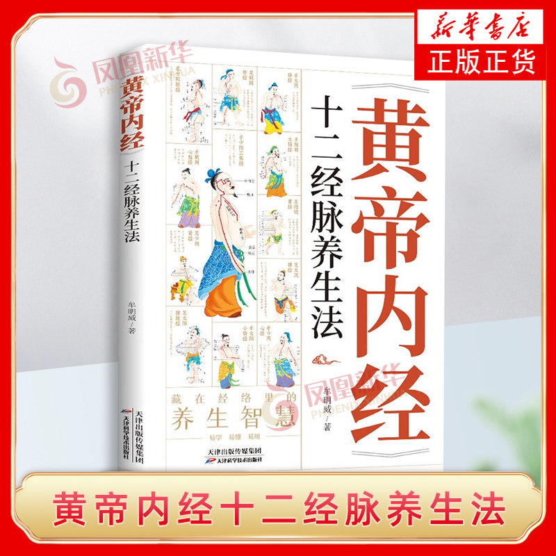 黄帝内经十二经脉养生法 牟明威 著 手三阴经 手三阳经 足三阳经 足三阴经 十二条主要经脉 天津科学技术出版社 新华正版书籍