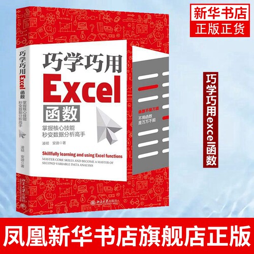 巧学巧用Excel函数 掌握核心技能 秒变数据分析高手 凌祯 安迪 计算机网络操作系统类书籍 正版书籍 凤凰新华书店旗舰店