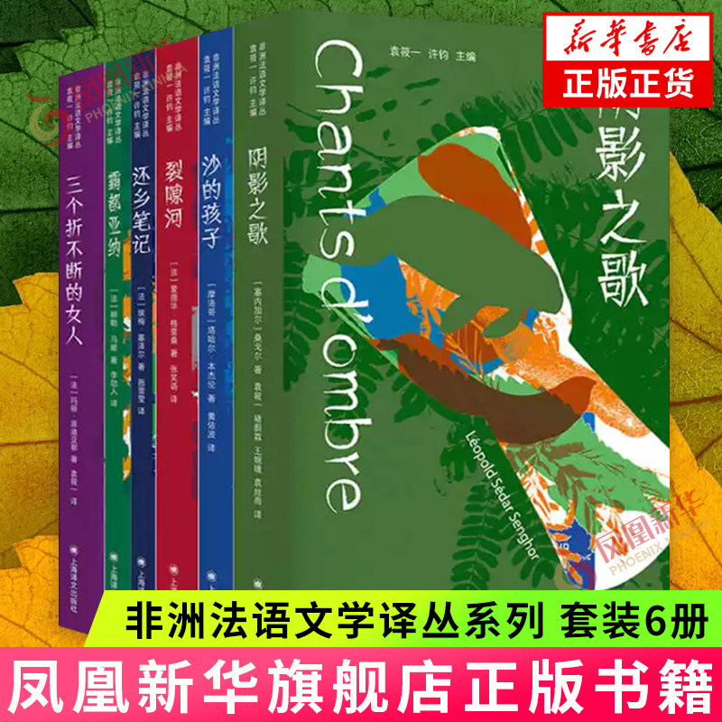非洲法语文学译丛系列 套装6册 还乡笔记+霸都亚纳+沙的孩子+阴影之歌+裂隙河+三个折不断的女人上海译文外国文学法国现代小说散文
