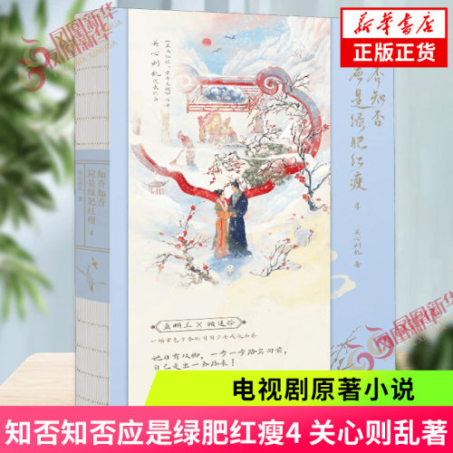 知否知否应是绿肥红瘦4 关心则乱著 电视剧原著小说 古装青春文学女性励志读物 古言宅斗 新华正版书籍