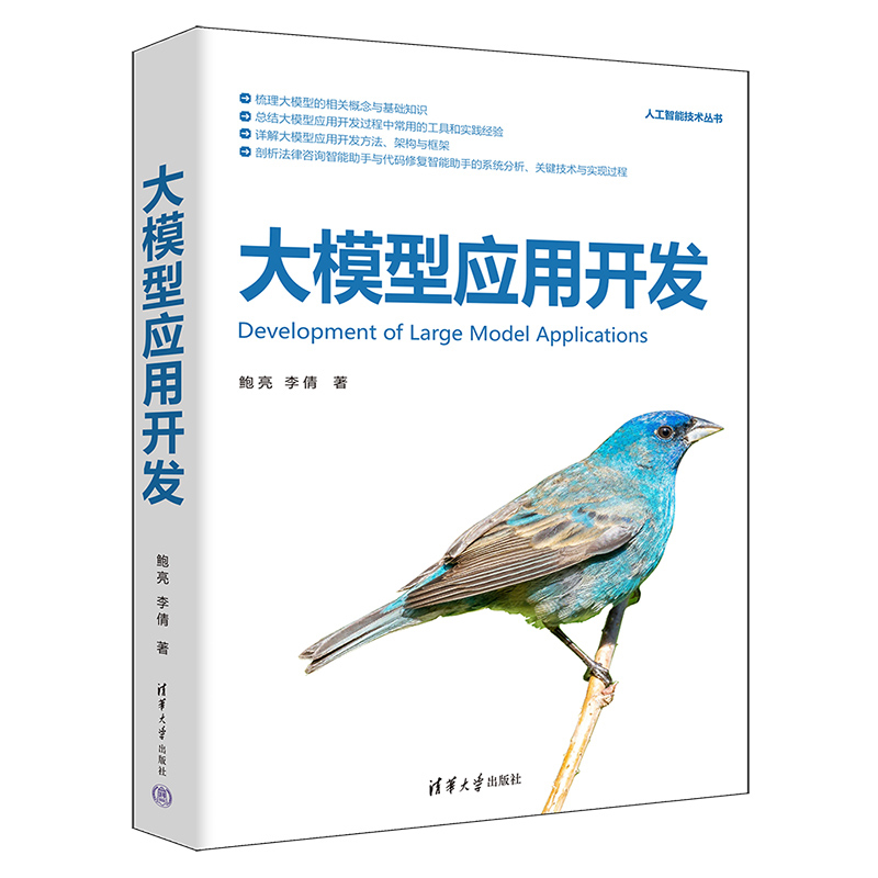 大模型应用开发（人工智能技术丛书）鲍亮、李倩计算机控制仿真与人工智能清华大学出版社凤凰新华书店旗舰店