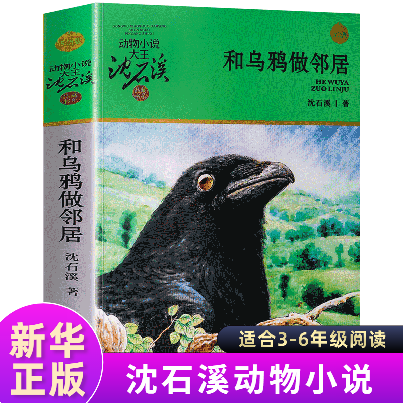 和乌鸦做邻居 沈石溪动物小说全集单本系列正版 小学生课外阅读书籍 三四五六年级阅读的课外书目 儿童版故事书读物6-12周岁