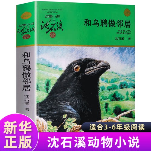 和乌鸦做邻居 沈石溪动物小说全集单本系列正版 小学生课外阅读书籍 三四五六年级阅读的课外书目 儿童版故事书读物6-12周岁