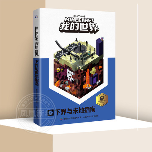我的世界下界与末地指南 9-12岁小学生冒险故事图画绘本乐高游戏攻略指令教程儿童逻辑思维训练益智minecraft中文正版乐高