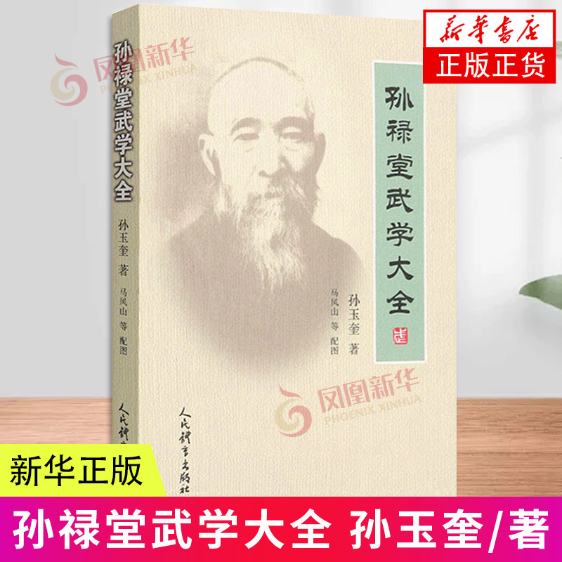 孙禄堂武学大全 孙玉奎著中华武术教程书武术气功书籍孙禄堂武学录形意拳八卦拳剑学太极 人民体育出版社 凤凰新华书店官方旗舰店