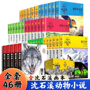 全套41册狼王梦沈石溪正版动物小说全集品藏书系大王升级斑羚飞渡第七条猎狗最后一头战象海豚之歌自传小时候路要靠自己走书籍