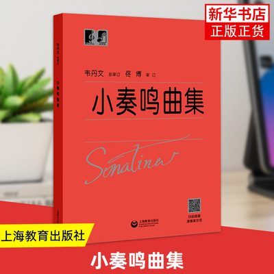 正版 小奏鸣曲集 韦丹文大字版 总审订版 上海教育出版社 钢琴曲谱书籍基本练习曲教程教材书 钢琴基础练习曲 凤凰新华书店旗舰店