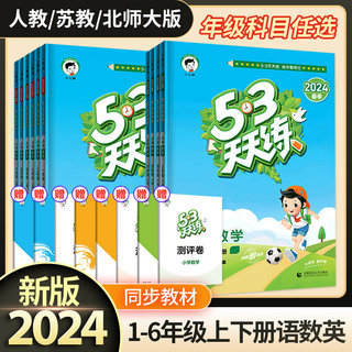 2024春 53天天练一年级下册同步练习册二年级下册三四五六年二年级上下册练习册语文数学人教版苏教版五三天天练5.3天天练正版书籍