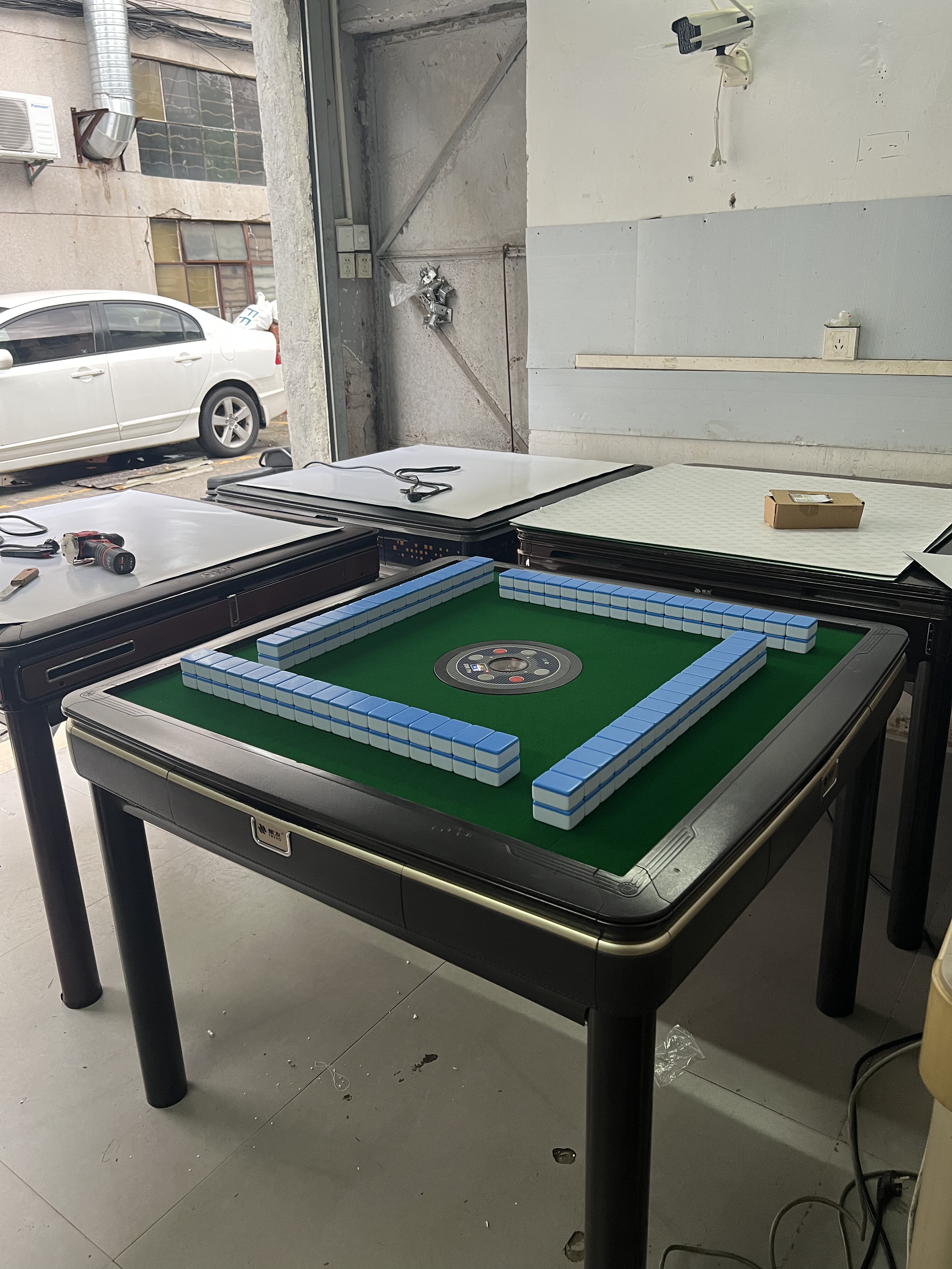 二手全自动麻将机静音配48号麻将牌8.5成新不支持退换雀友s100Pro