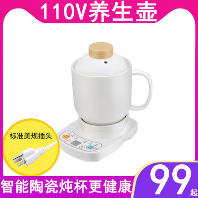 110v伏养生壶陶瓷多功能出口日本