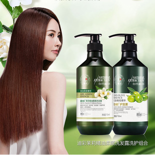 迪彩自然植萃洗发水橄榄香去屑洗发露柔顺清爽护发素