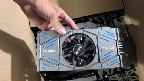 影驰 GTX 630 640 650ti虎将骁将730 740 750 大将黑将显卡风扇