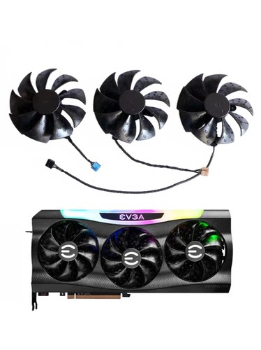 EVGA艾维克RTX3070 3070ti 3080 3080ti 3090 FTW3显卡静音风扇