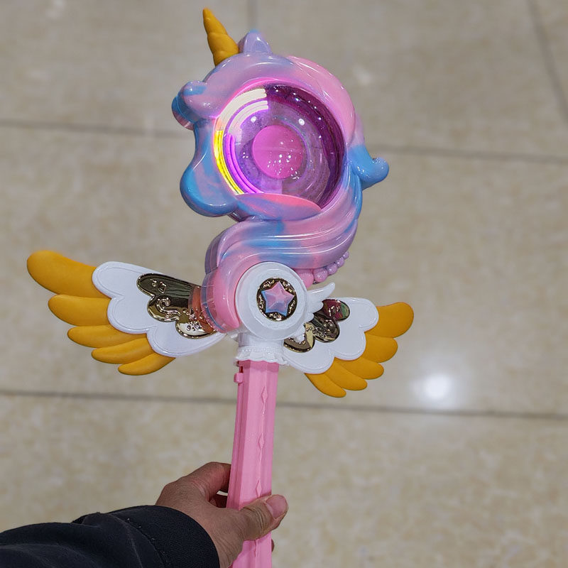 百变小魔仙魔法棒儿童超长双节仙女棒炫彩魔法棒音乐发光玩具女孩