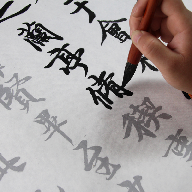 卷轴净皮宣纸作品纸书法纸半生熟