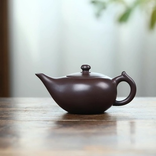 170毫升宜兴紫砂壶手工原矿老紫泥神灯烟斗壶泡茶壶砂壶烟斗壶