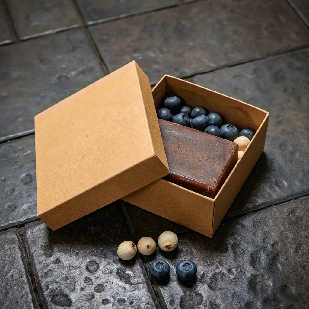 蓝莓白檀香手工皂ph7婴儿敏感肌专用洗脸卸妆滋润肤孕妇嫩洁面皂