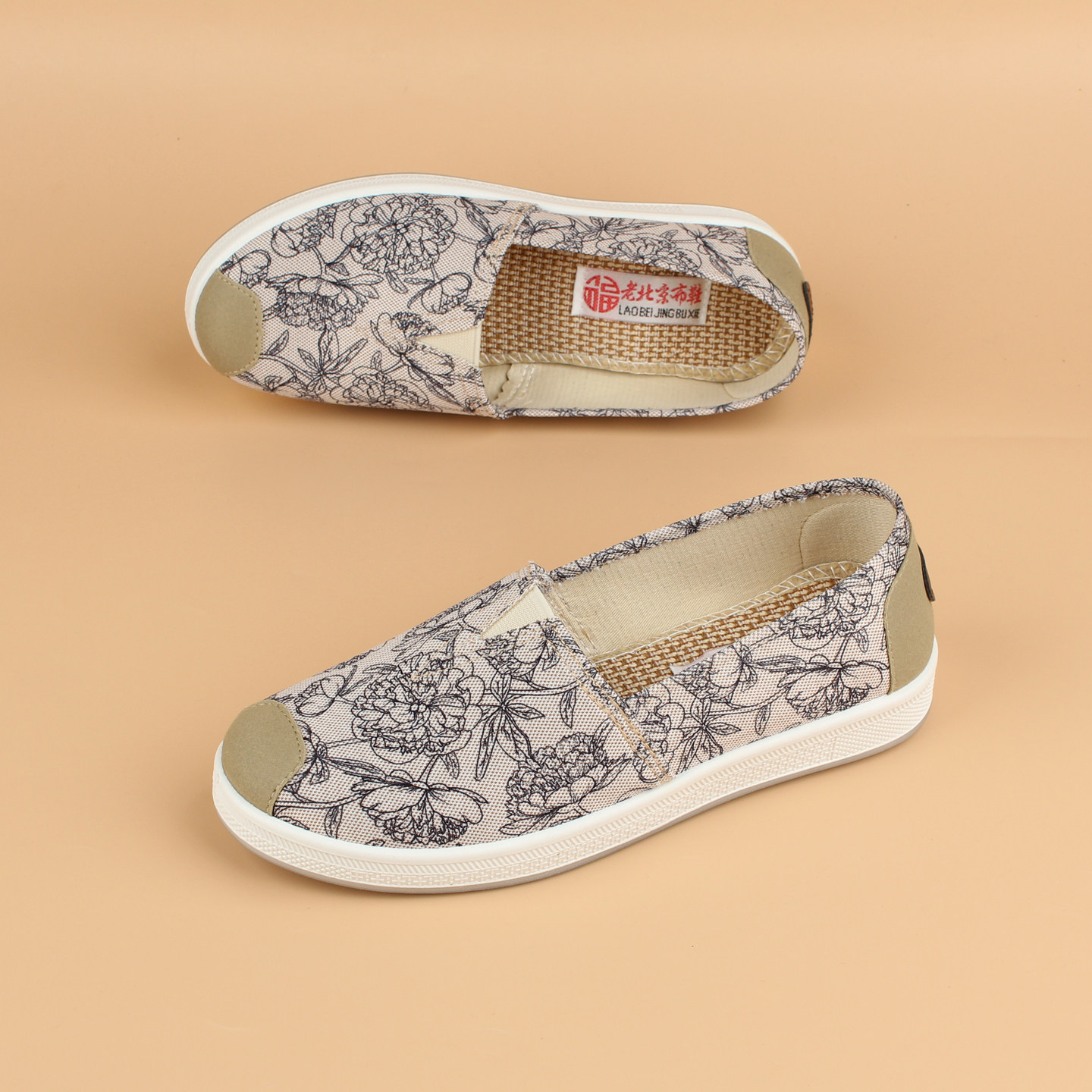 2026春夏季新款正牌老北京布鞋女鞋轻便防滑软底妈妈老人女士单鞋
