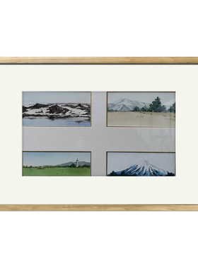 58x43cm纯手绘优秀水彩画 茶室办公室客厅收藏装饰画