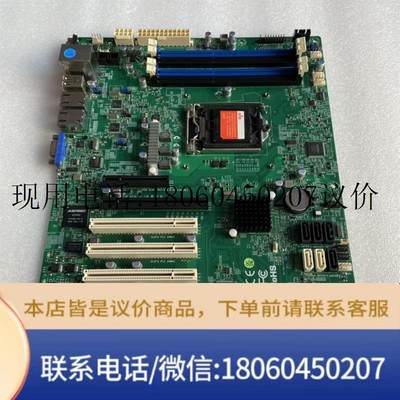 全新超微单路服务器主板 X10SLA-F LGA1150 5个PCI插槽支持12议价