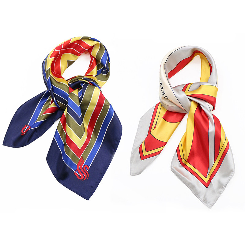 国航丝巾 东航方巾 海南航空领巾空姐装饰百搭职业围巾