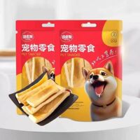 Dog snack teething sticks are made of natural air-dried pure cowhide, which are teeth-cleaning, safe and do not harm the stomach and intestines. They are pet snacks thumbnail 2