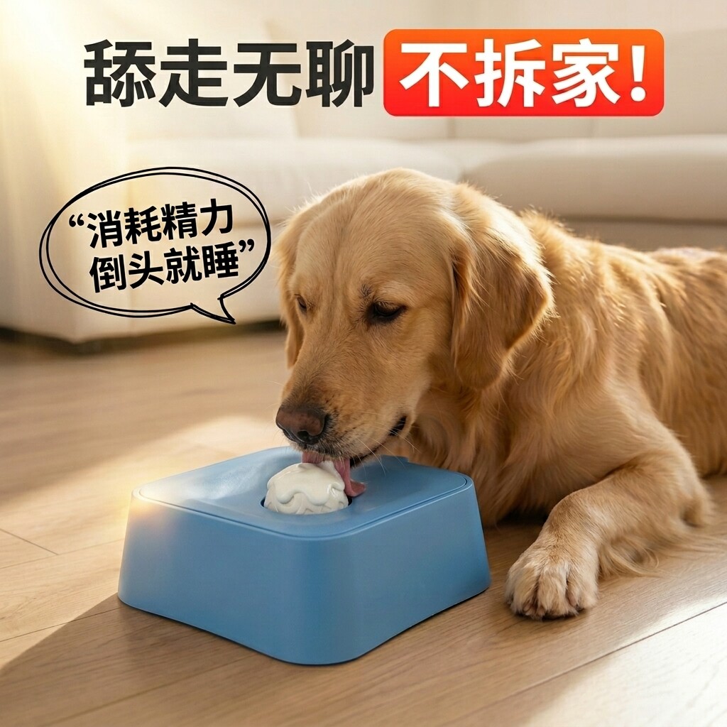 嬉皮狗防噎解闷宠物舔舔碗图片