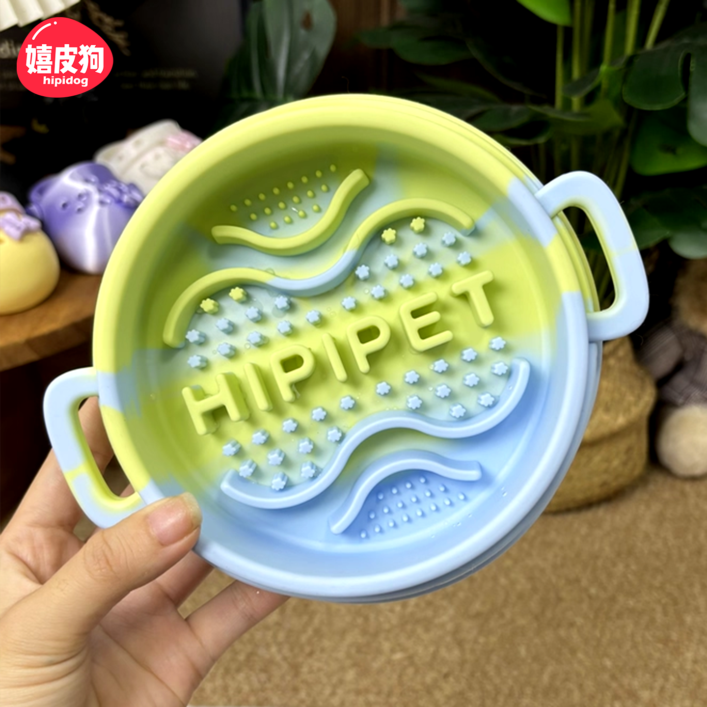 慢食碗狗碗猫碗狗狗专用宠物碗狗盆饭碗防打翻小猫食盆大口径用品