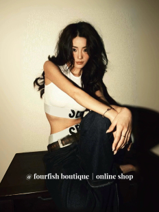 辣妹内搭百搭外穿美背文胸背心吊带套装 小众设计美式 现