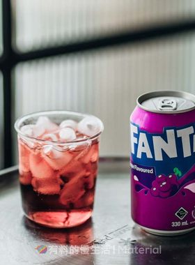 香港版Fanta芬达提子味汽水