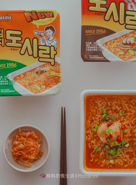 韩国进口paldo八道盒饭面辣白菜泡面韩式牛肉泡菜方便面碗面夜宵