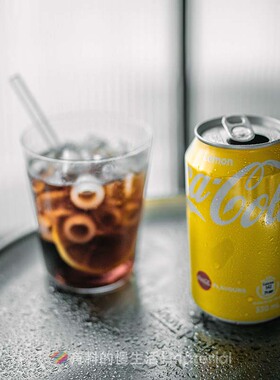 香港版柠檬味可口可乐柠乐汽水送礼夏日冰饮碳酸饮料整箱罐装