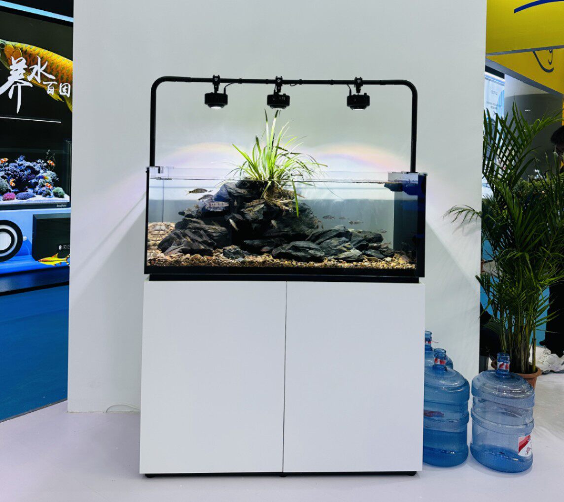 海魔方j系列鱼缸溪流缸中大型海水缸客厅水族箱超白玻璃淡水缸