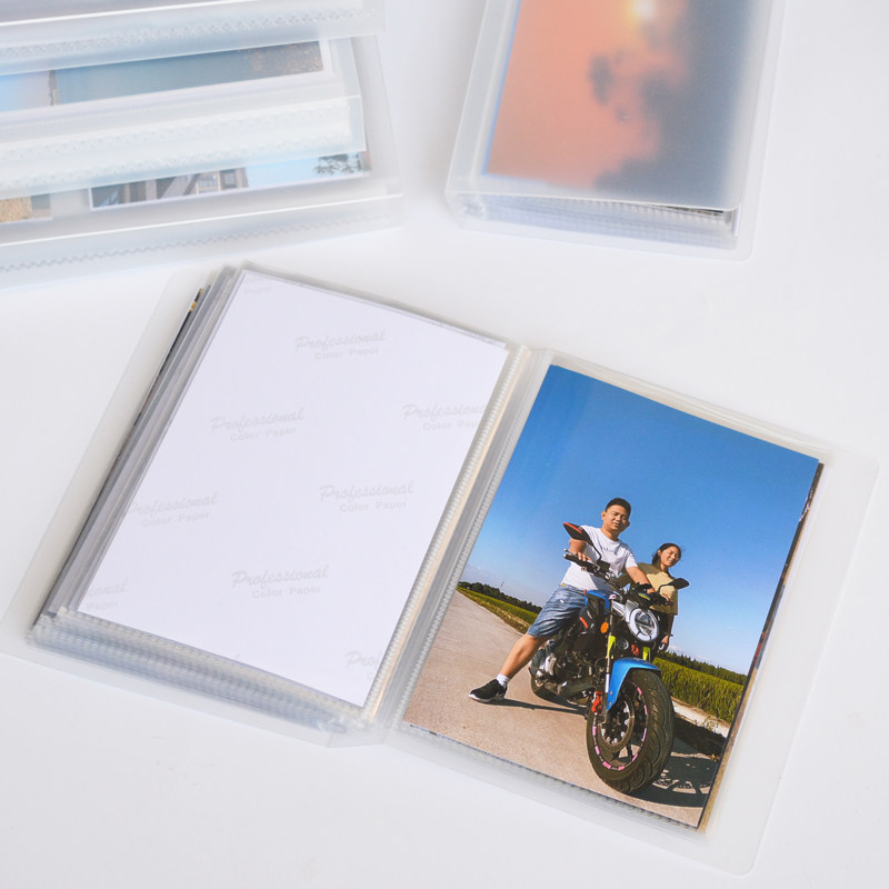 8寸相册简约透明过塑7寸收藏32k画册a5影集生写册纪念册宝宝相簿